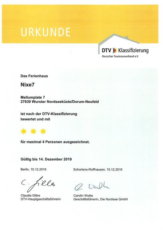 Ferienhaus Nixe7 多鲁姆纽菲尔德 外观 照片